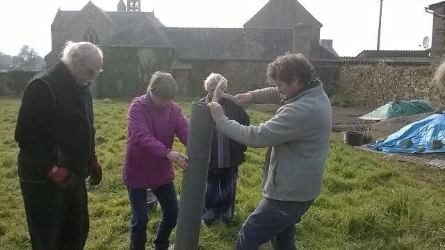 Préparation : les artistes ont la bêche