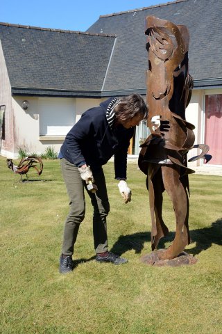 Préparation : les artistes ont la bêche