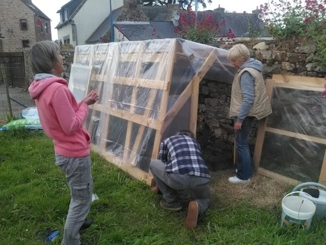 Finition de la serre