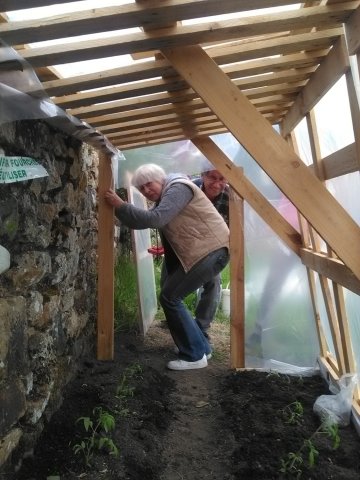 Finition de la serre