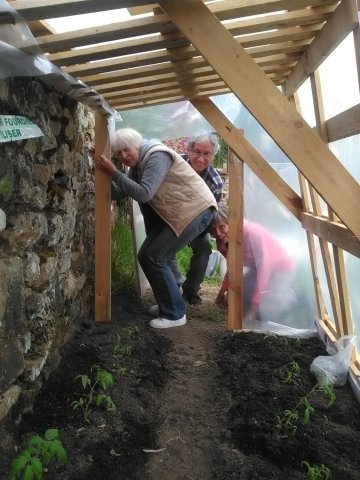 Finition de la serre