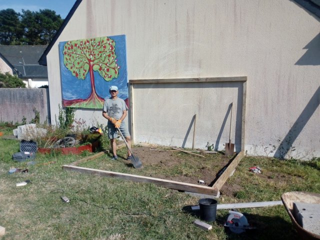 Construction de la cabane