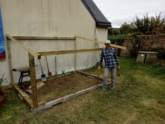 Construction de la cabane