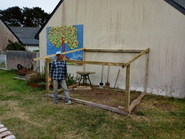 Construction de la cabane