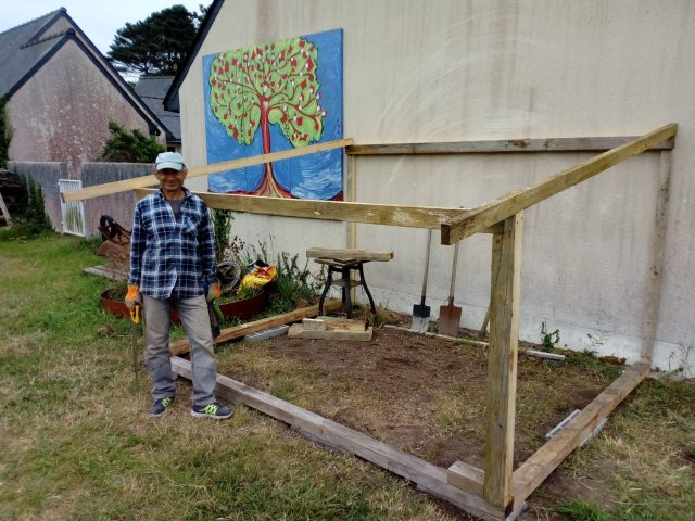Construction de la cabane