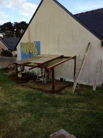 Construction de la cabane
