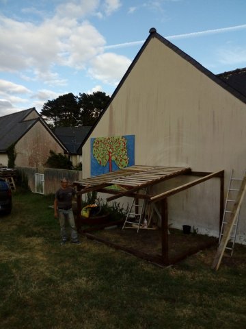 Construction de la cabane