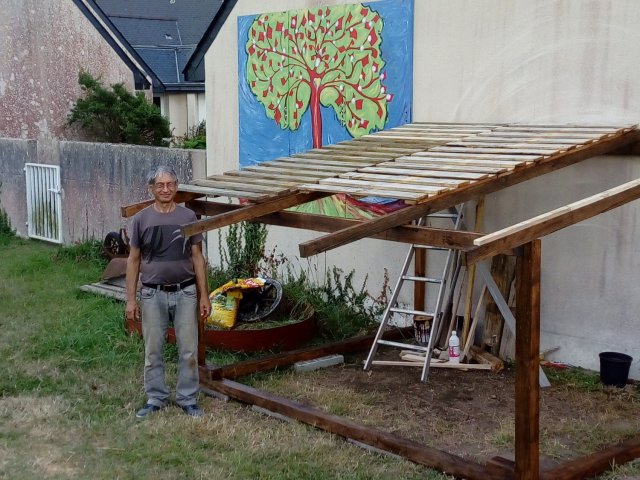 Construction de la cabane