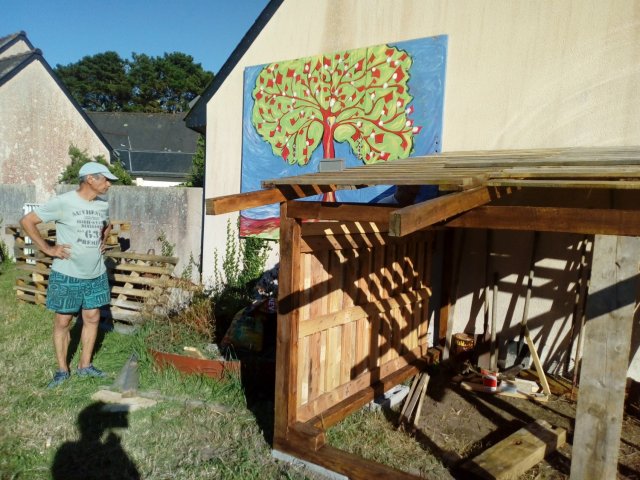 Construction de la cabane