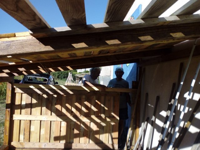 Construction de la cabane