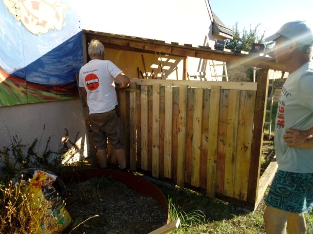 Construction de la cabane