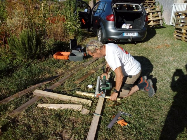 Construction de la cabane