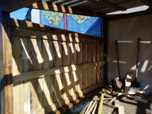 Construction de la cabane