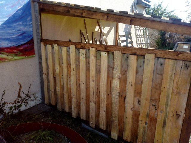 Construction de la cabane