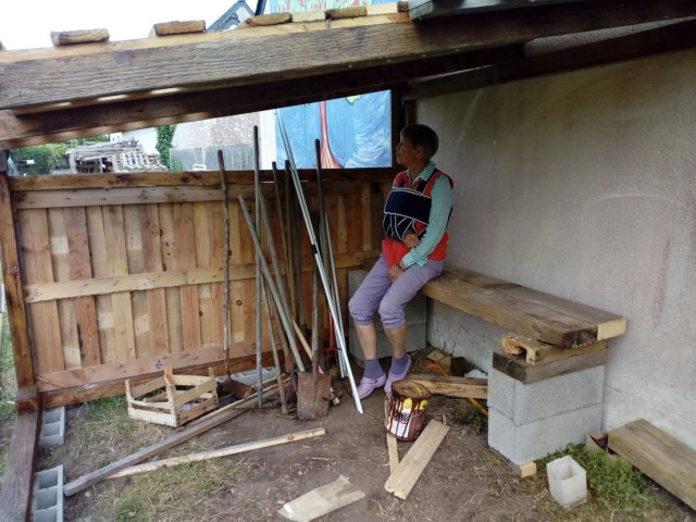 Construction de la cabane