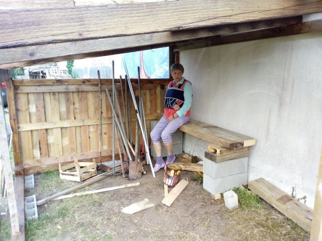 Construction de la cabane