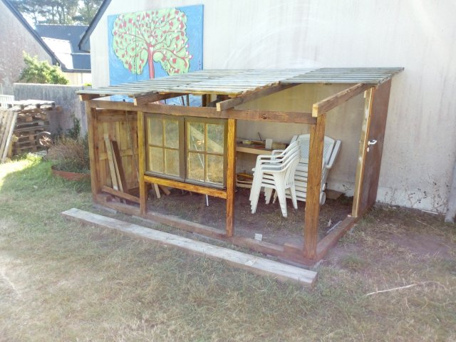 Construction de la cabane