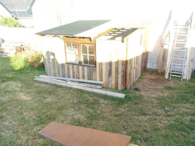 Construction de la cabane