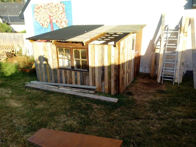 Construction de la cabane