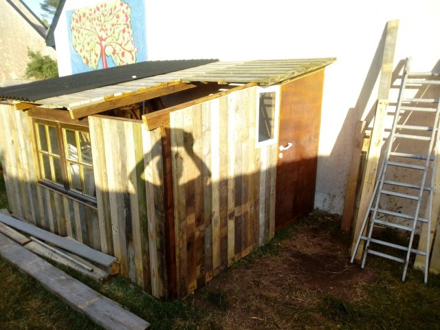 Construction de la cabane