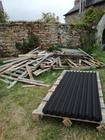 Construction de la cabane