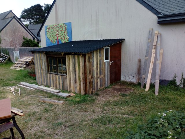 Construction de la cabane
