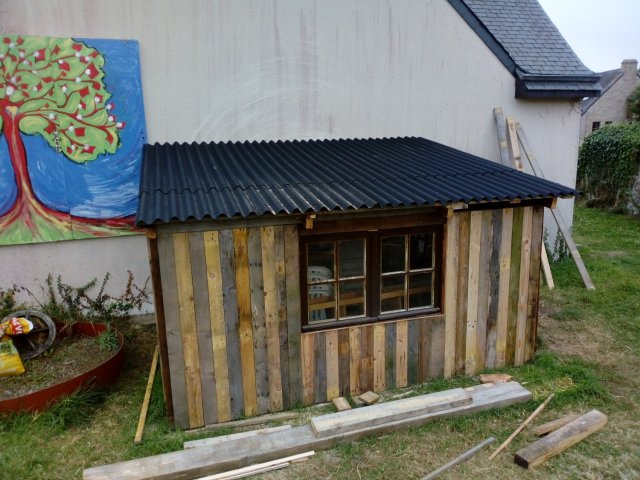 Construction de la cabane