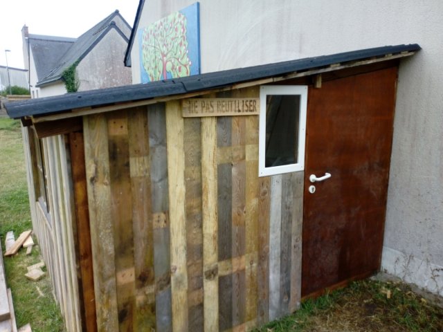 Construction de la cabane