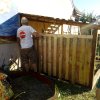 Construction de la cabane
