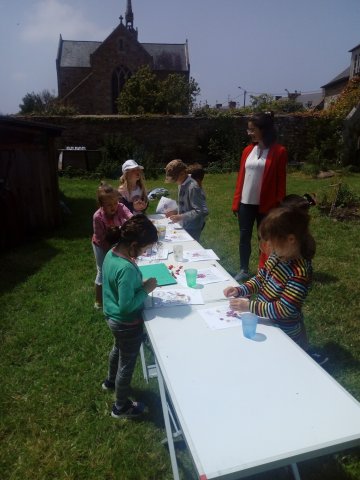 Visite des pitchounes de l'école laïque 27/06/2019