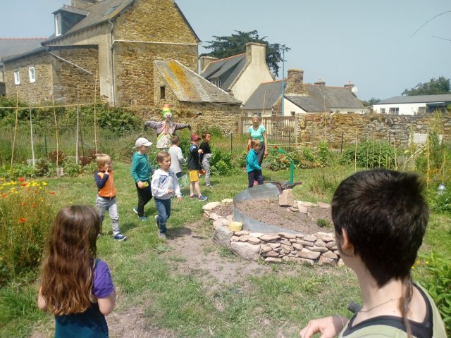 Visite des pitchounes de l'école laïque 27/06/2019