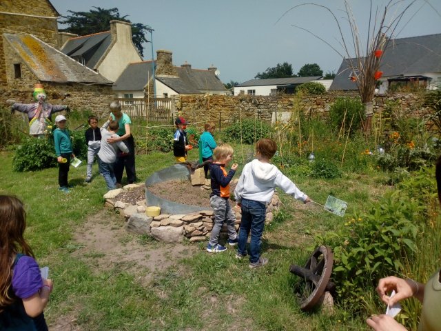 Visite des pitchounes de l'école laïque 27/06/2019