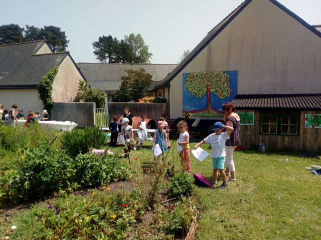 Visite des pitchounes de l'école laïque 27/06/2019
