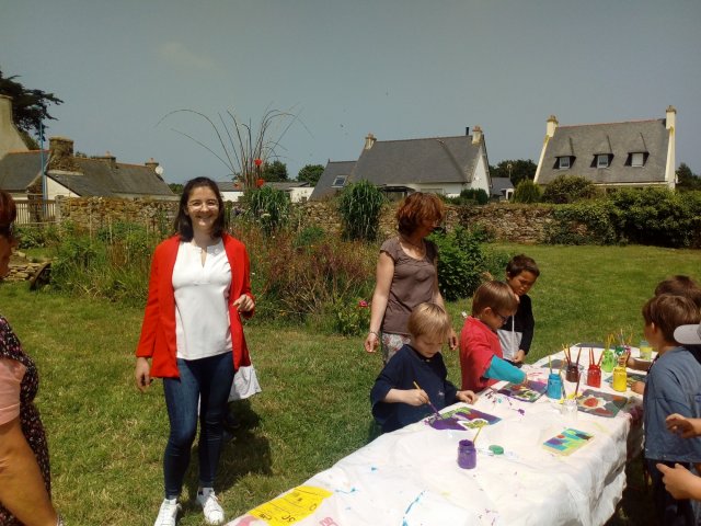 Visite des pitchounes de l'école laïque 27/06/2019