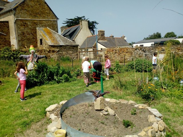 Visite des pitchounes de l'école laïque 27/06/2019