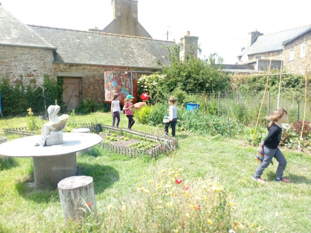 Visite des pitchounes de l'école laïque 27/06/2019