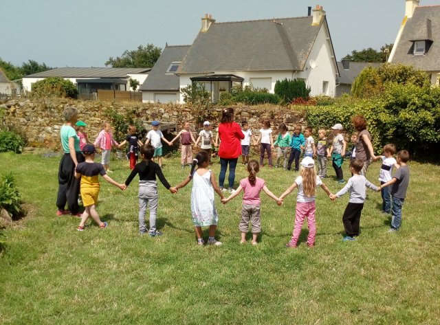 Visite des pitchounes de l'école laïque 27/06/2019
