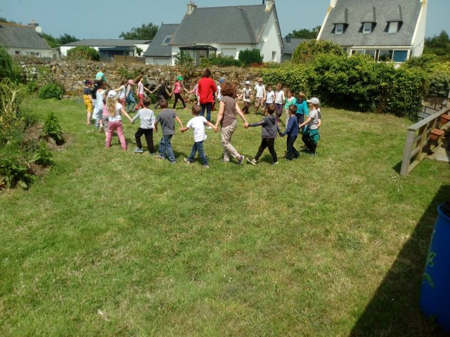 Visite des pitchounes de l'école laïque 27/06/2019