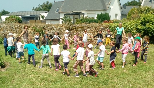 Visite des pitchounes de l'école laïque 27/06/2019