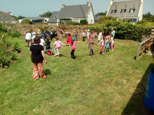 Visite des pitchounes de l'école laïque 27/06/2019