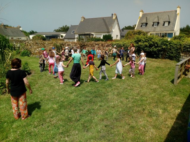 Visite des pitchounes de l'école laïque 27/06/2019