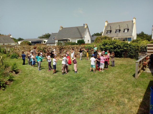 Visite des pitchounes de l'école laïque 27/06/2019