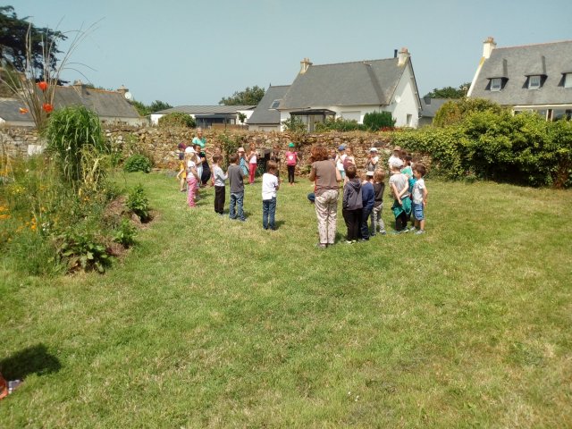 Visite des pitchounes de l'école laïque 27/06/2019