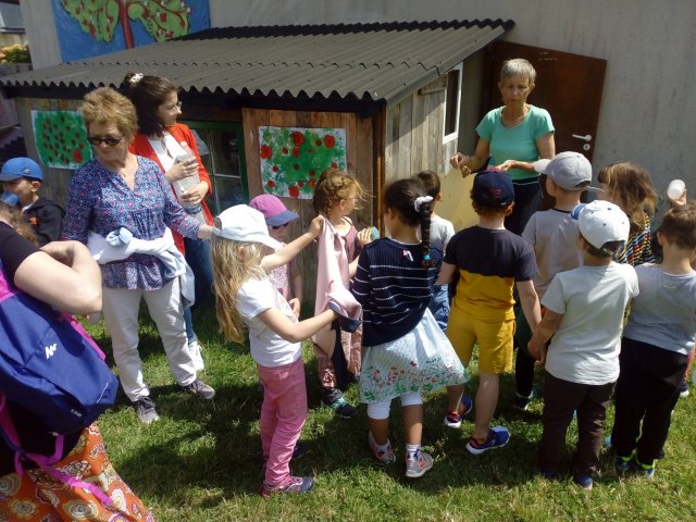 Visite des pitchounes de l'école laïque 27/06/2019